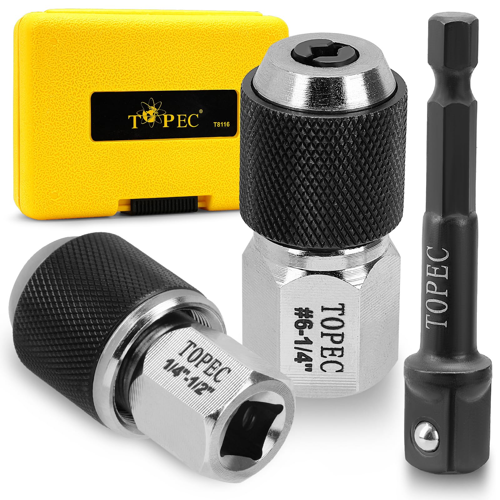 Topec tap socket with 3/8 drive used in tight spaces for tapping