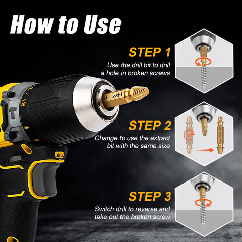 TOPEC tools work with drills, wrenches, and bit holders for versatile use