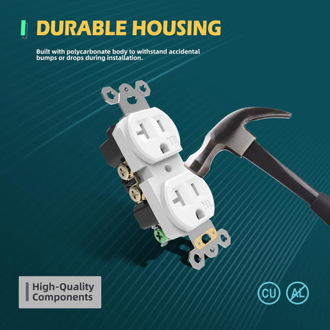 TOPELER compact duplex design fits in tight wiring spaces
