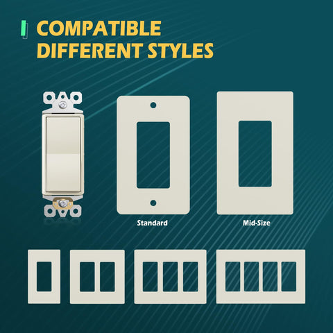 TOPELER Side wiring with terminal screws demonstrates versatile installation options