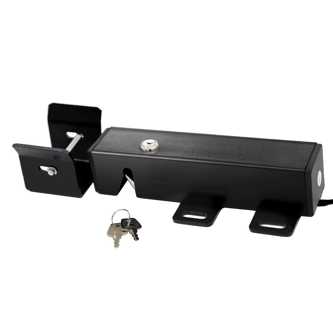 Topens ET24 electric gate lock front view improves security for swing gates.