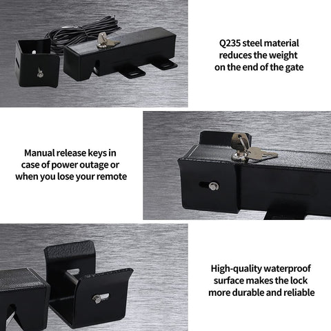 Topens ET24 lock mechanism engaged ensures secure operation.