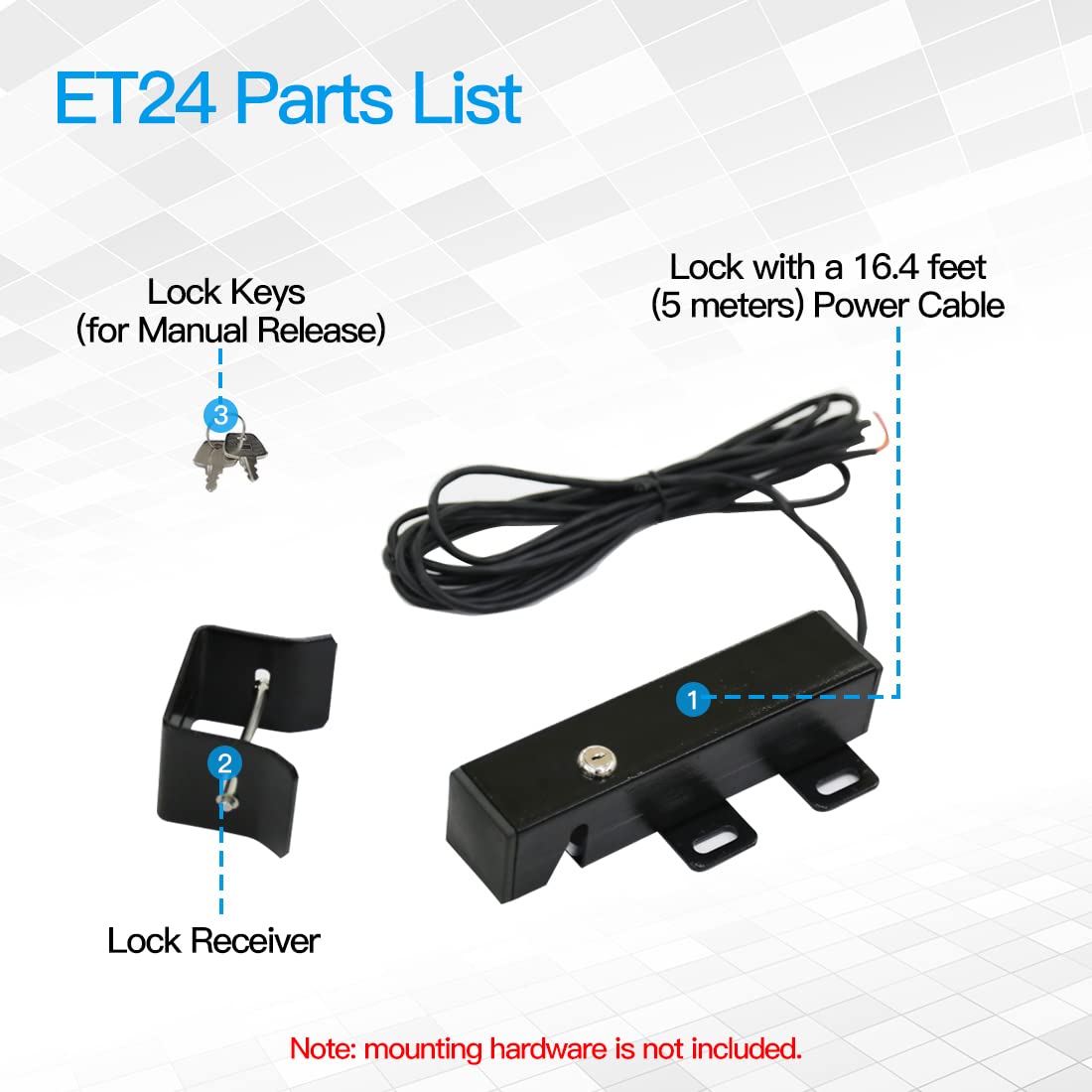 Topens ET24 manual-key access supports operation during outages.
