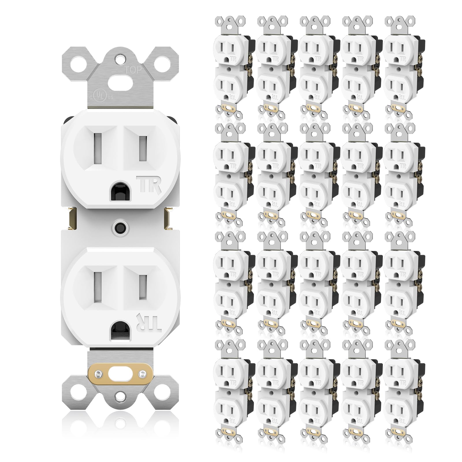 TOPELER duplex outlet 15A 125V for reliable home power