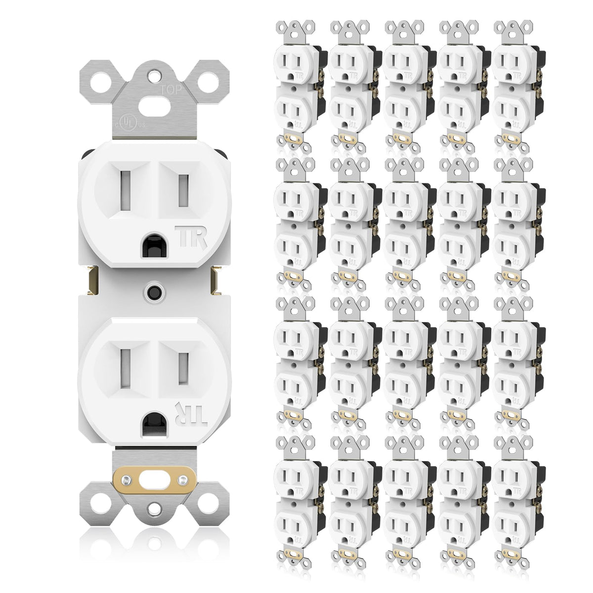 TOPELER duplex outlet 15A 125V for reliable home power
