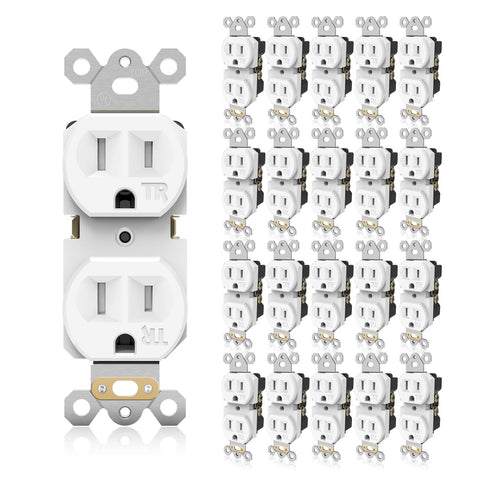 TOPELER duplex outlet 15A 125V for reliable home power