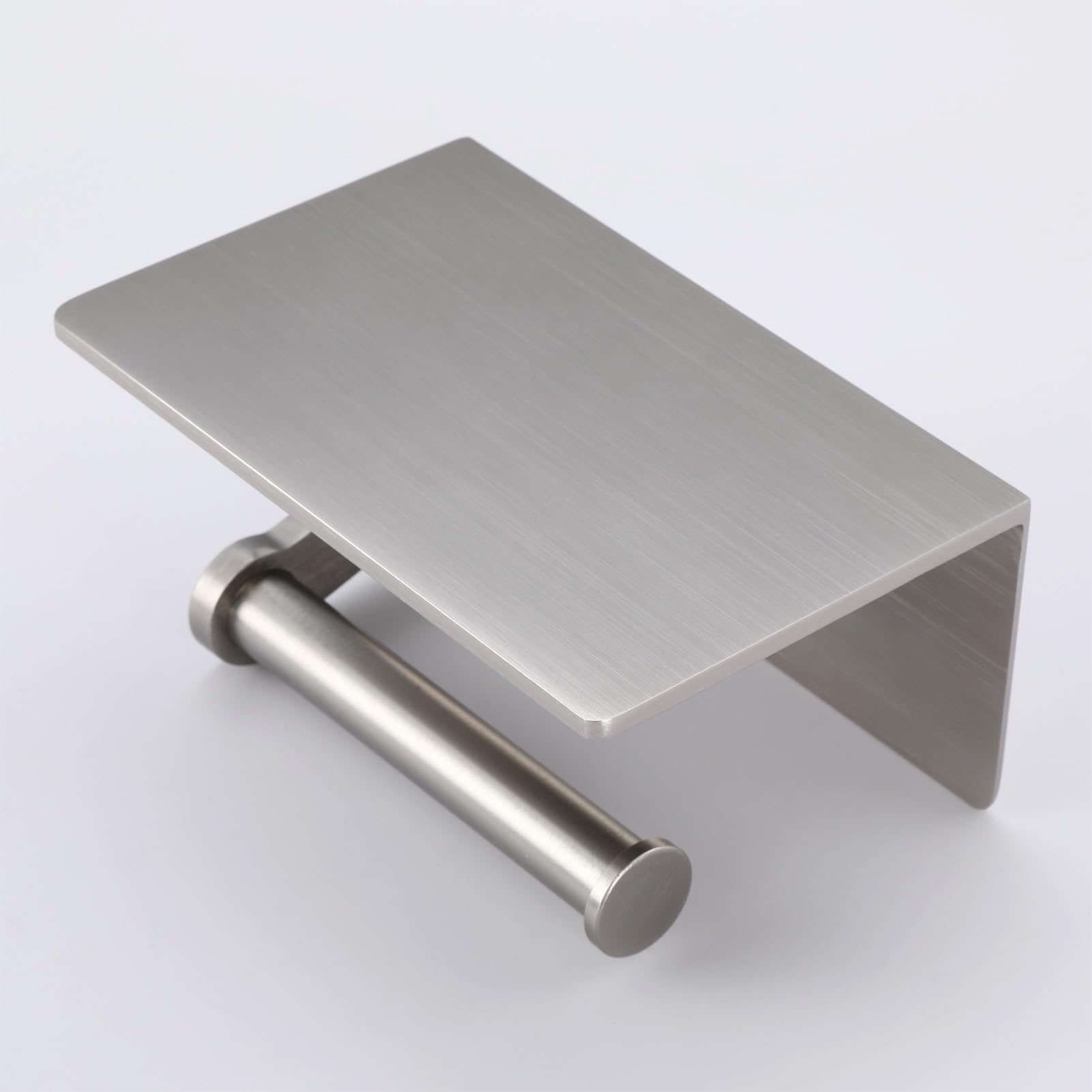 TOPGHIP round toilet paper roll holder emphasizes smooth dispensing during use.