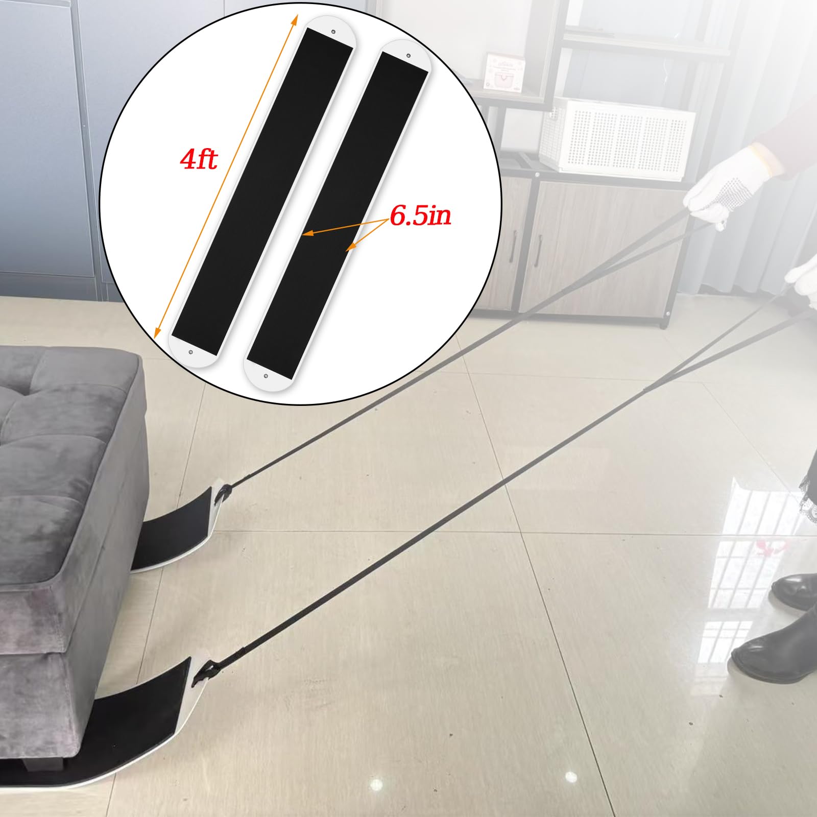 TOPGOT appliance slider under furniture leg for a smooth glide
