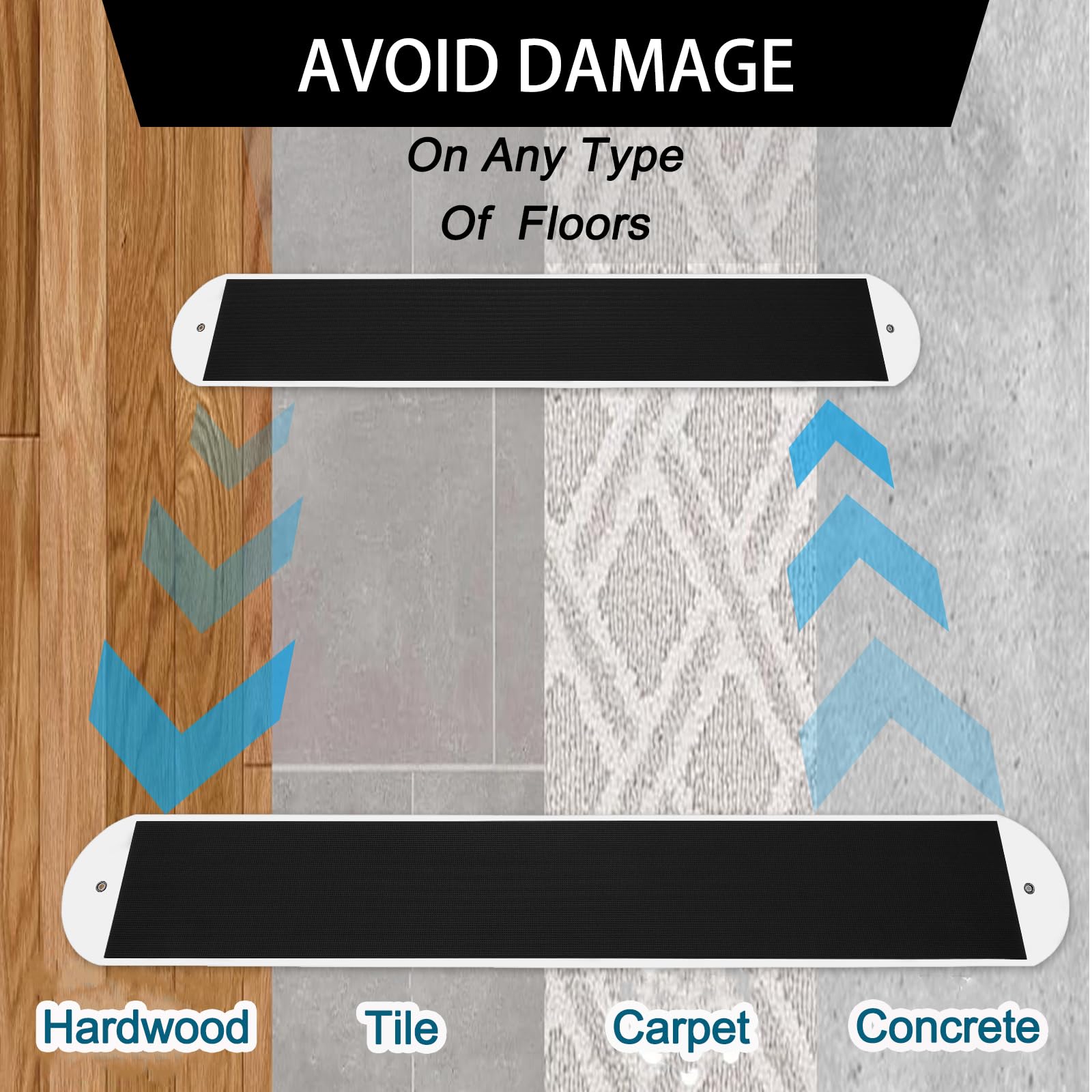 TOPGOT EVA foam protective pad cushions furniture and floors while shifting
