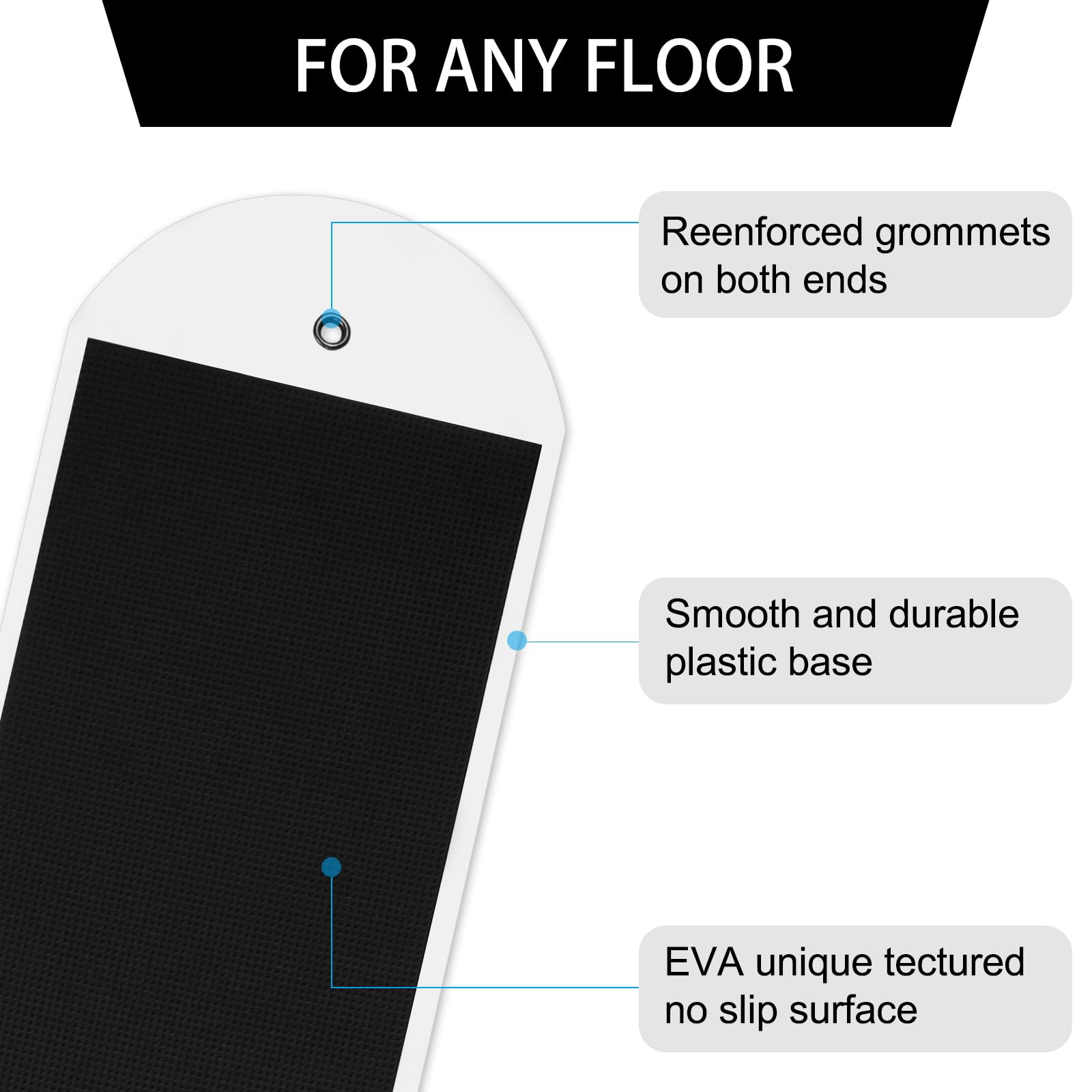 TOPGOT PE base gliding over carpet protects floors during moves