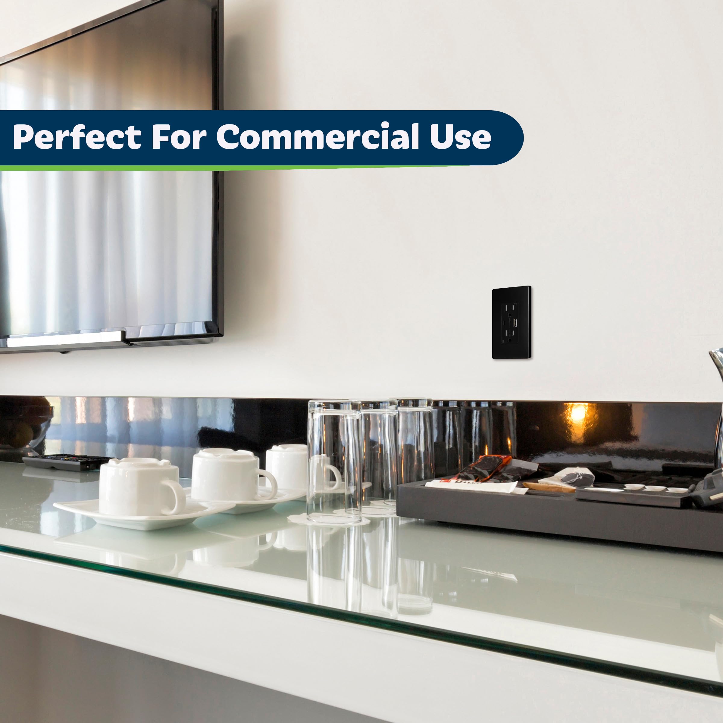 TopGreener 125VAC 15A outlet suitable for versatile household use.