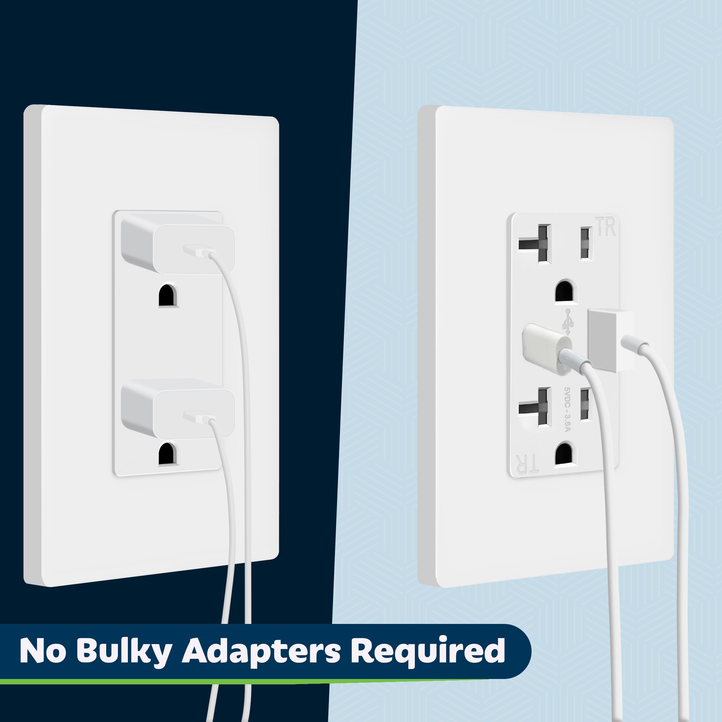 Topgreener tamper-resistant receptacle shown for safer kitchen use.