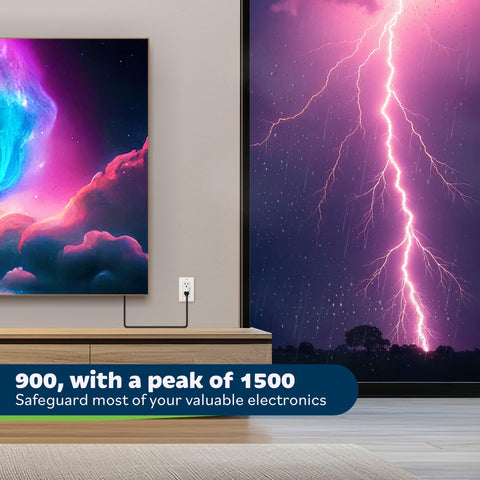 TOPGREENER 900-joule surge protection guards connected devices