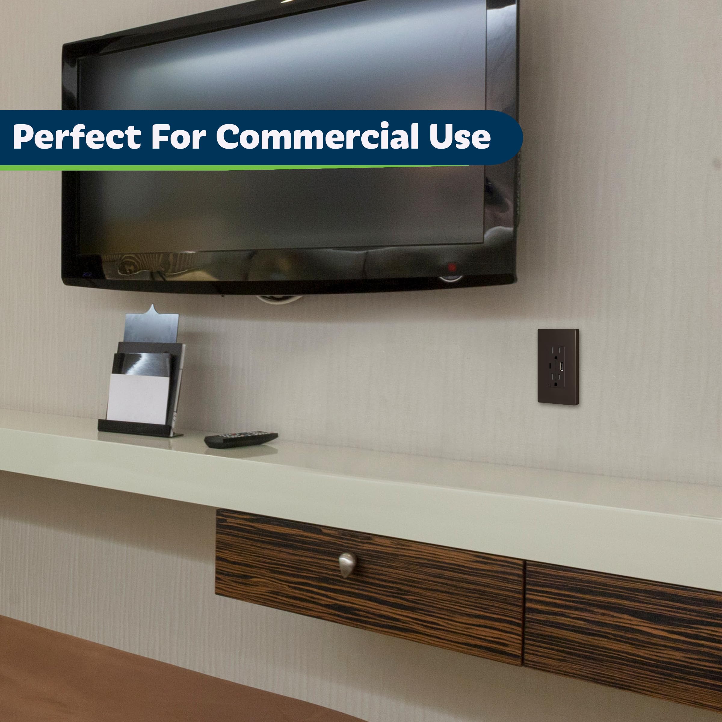 TOPGREENER back and side wired installation simplifies mounting.