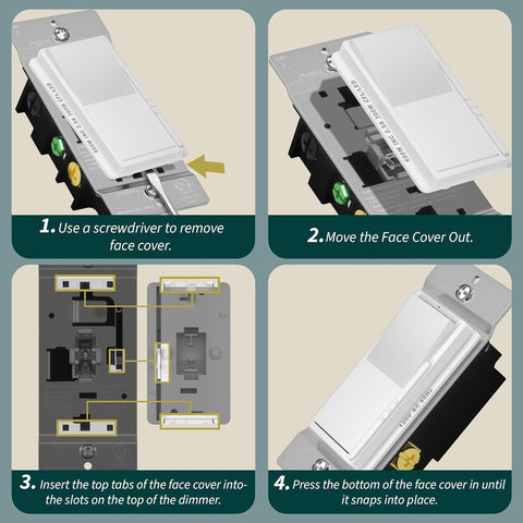 TOPGREENER dimmer switch in a 3-way setup for flexible lighting options.