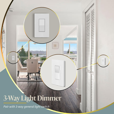 Durable polycarbonate body of the TOPGREENER dimmer withstands daily use.