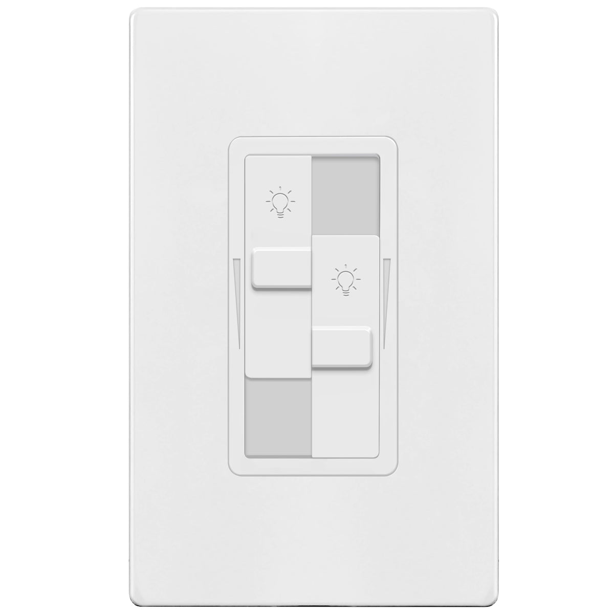 TOPGREENER dual-load dimmer 1-pole switch enabling two-zone lighting control.