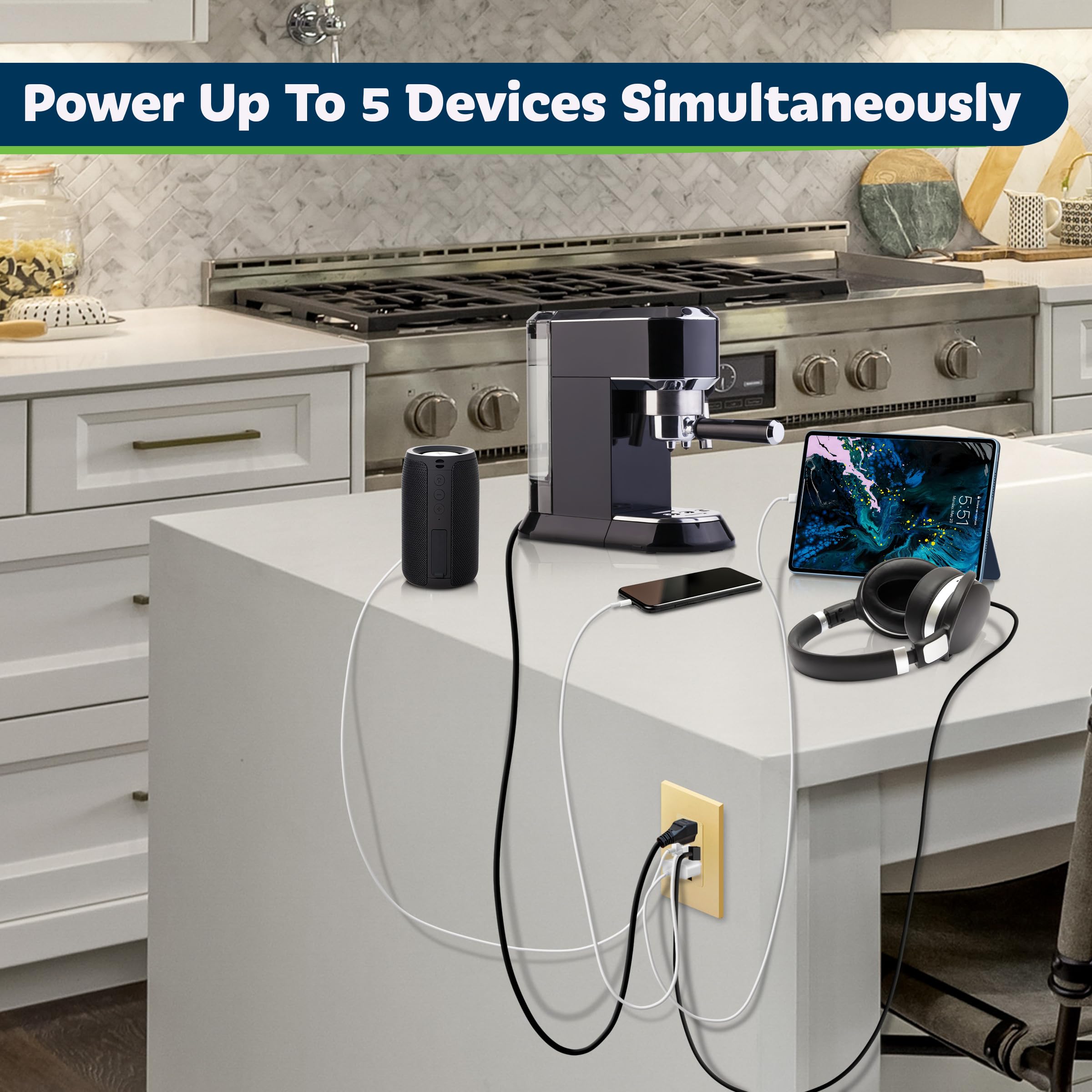 TOPGREENER IntelliChip technology managing charging for safe, efficient power usage.