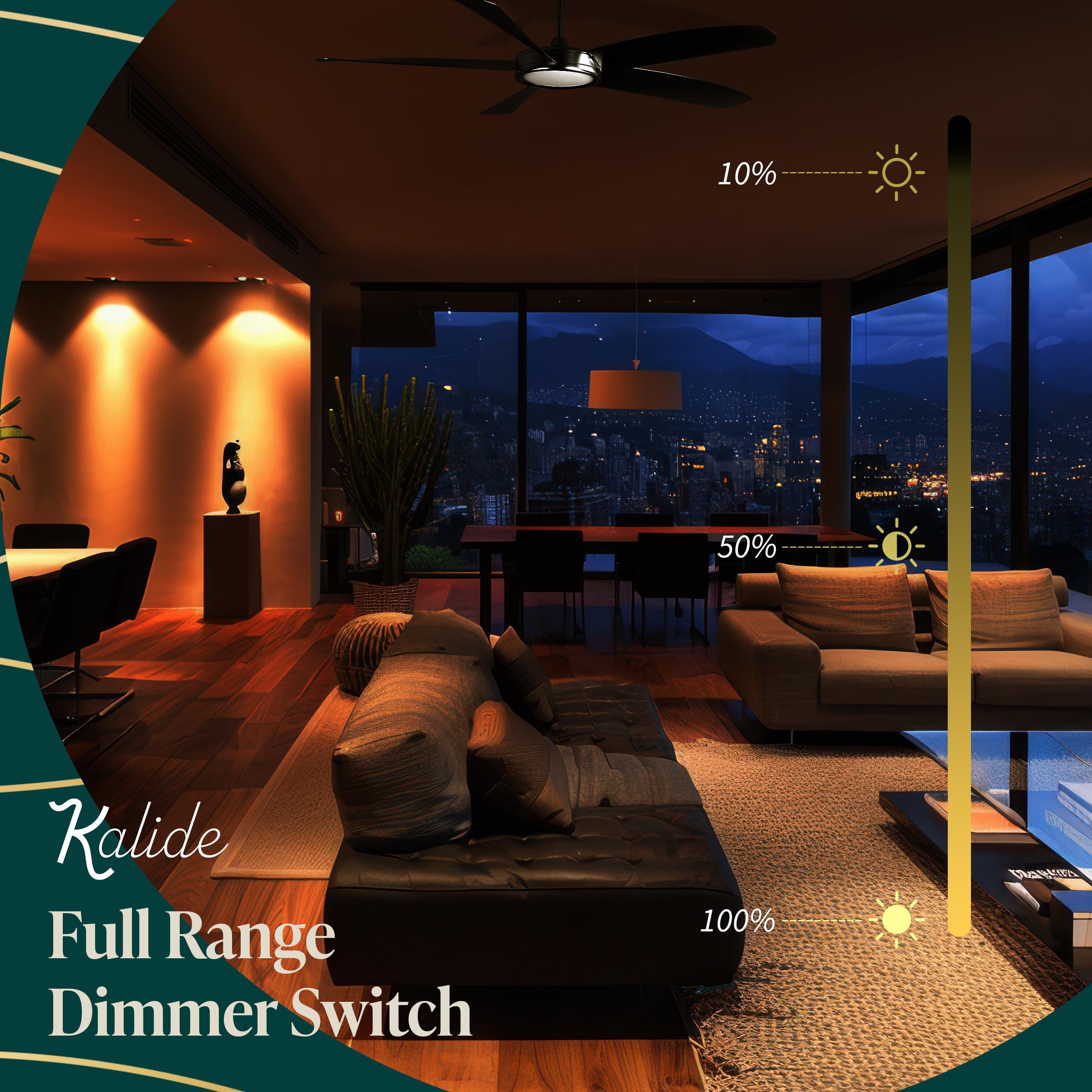 TOPGREENER Kalide three-speed fan control handles up to 2.5A.