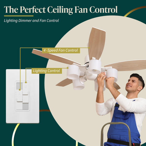 TOPGREENER Kalide dimmer back view highlights wiring without neutral requirement.