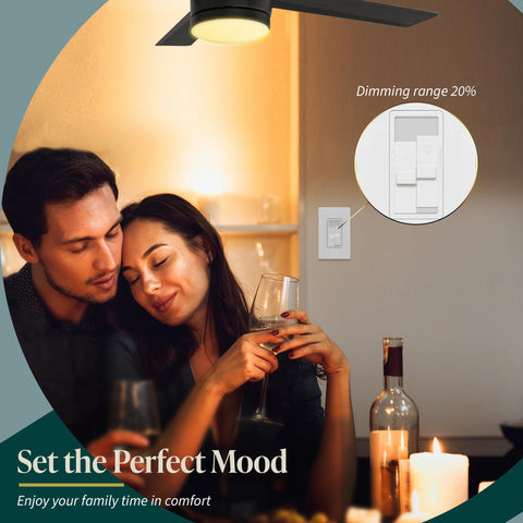 TOPGREENER Kalide dimmer front close-up of light slider with click.