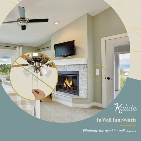 No neutral wire required simplifies installation for Kalide