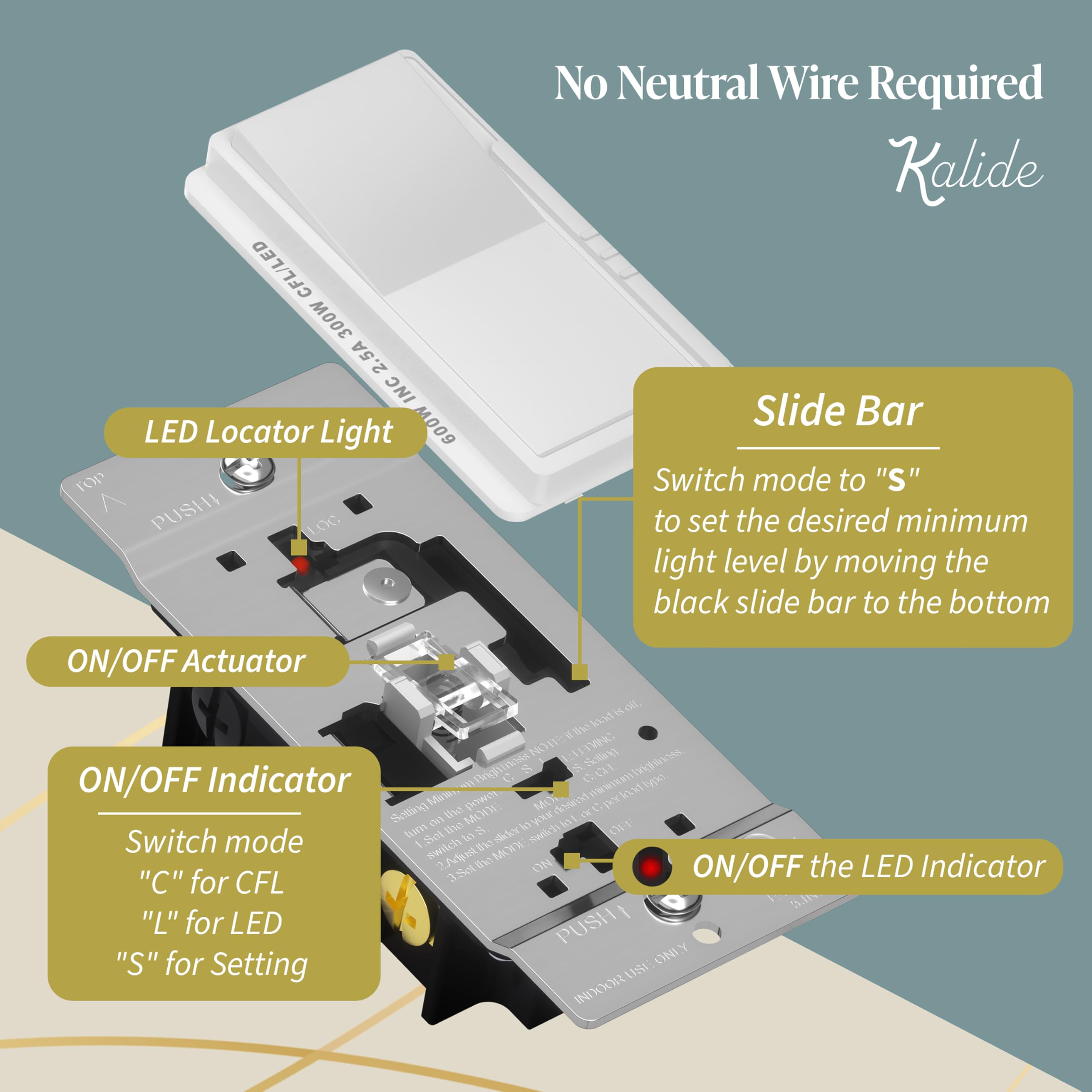 Topgreener locator light feature visible for easy night use.