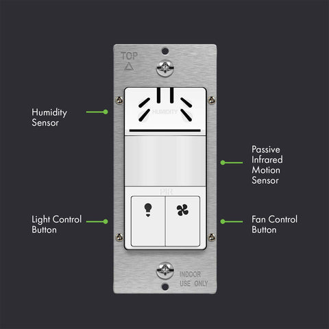 TopGreener TDHOS5 occupancy detection triggers light and fan