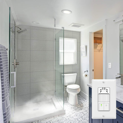 TopGreener TDHOS5 wall mount setup for bathroom control