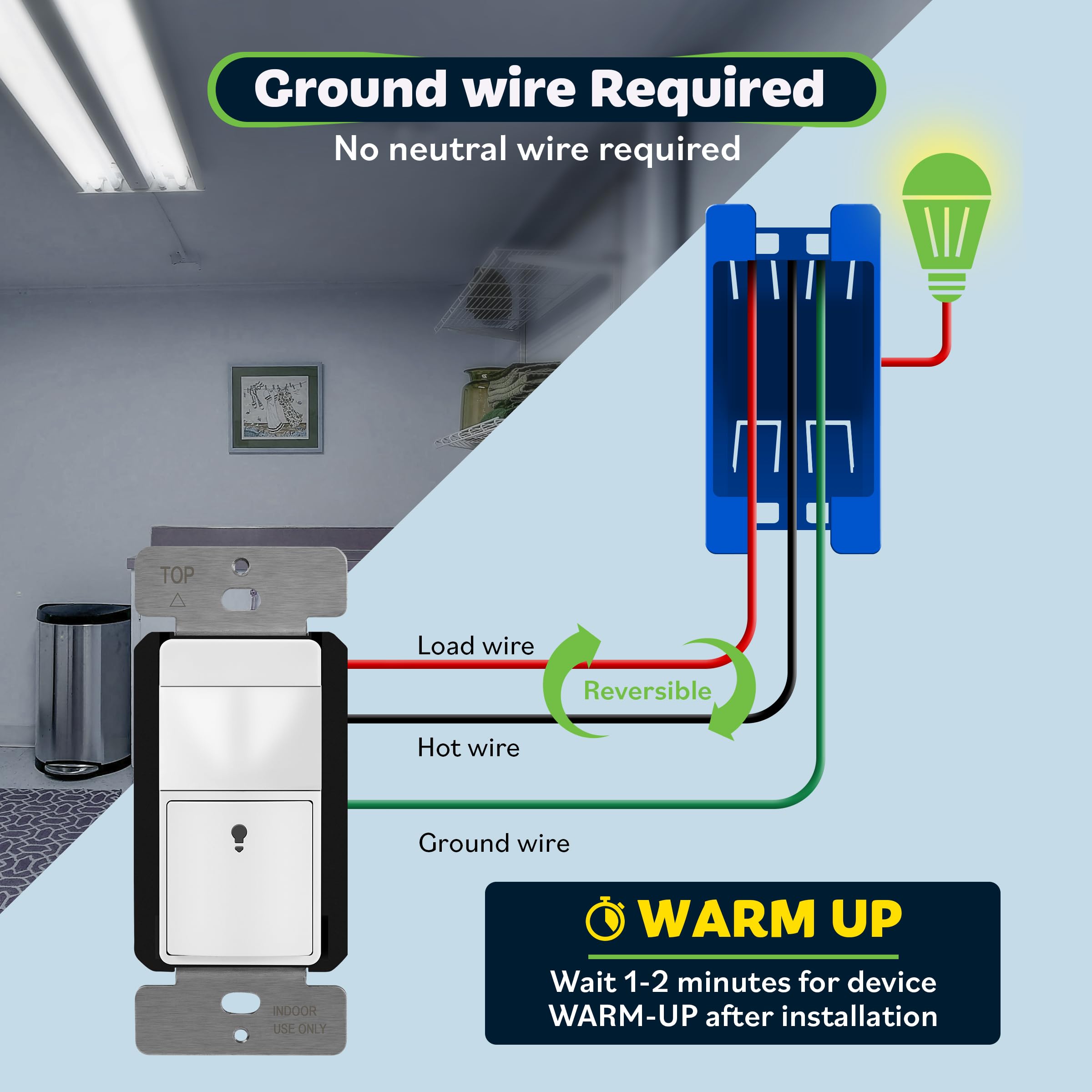 TOPGREENER TDOS5-JM-W ambient light sensor demonstrates CDS features for desired brightness