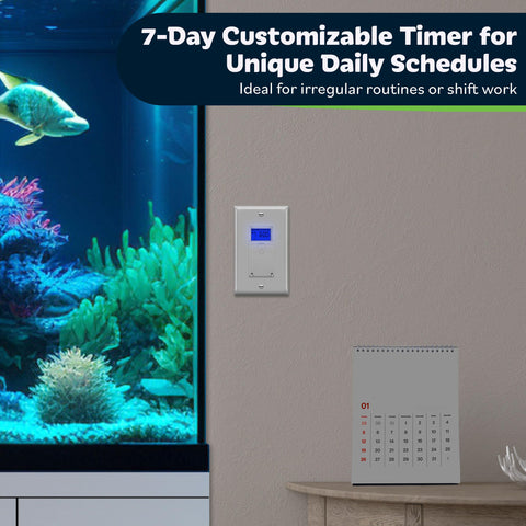 TOPGREENER TGT01-HN-W UL-listed timer with dependable safety and warranty