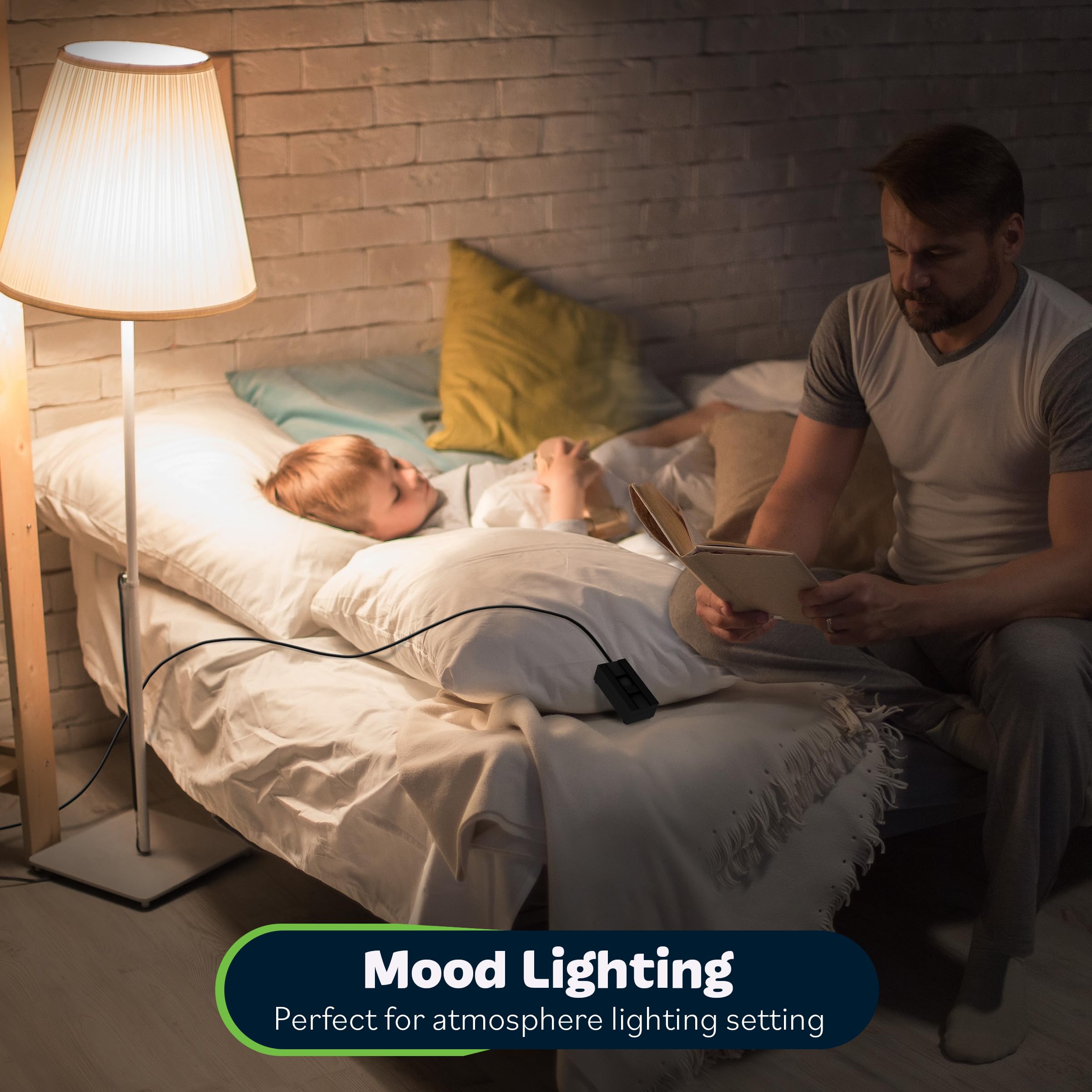 TOPGREENER TGTTDL300-BK supports up to 360W incandescent or halogen dimming.