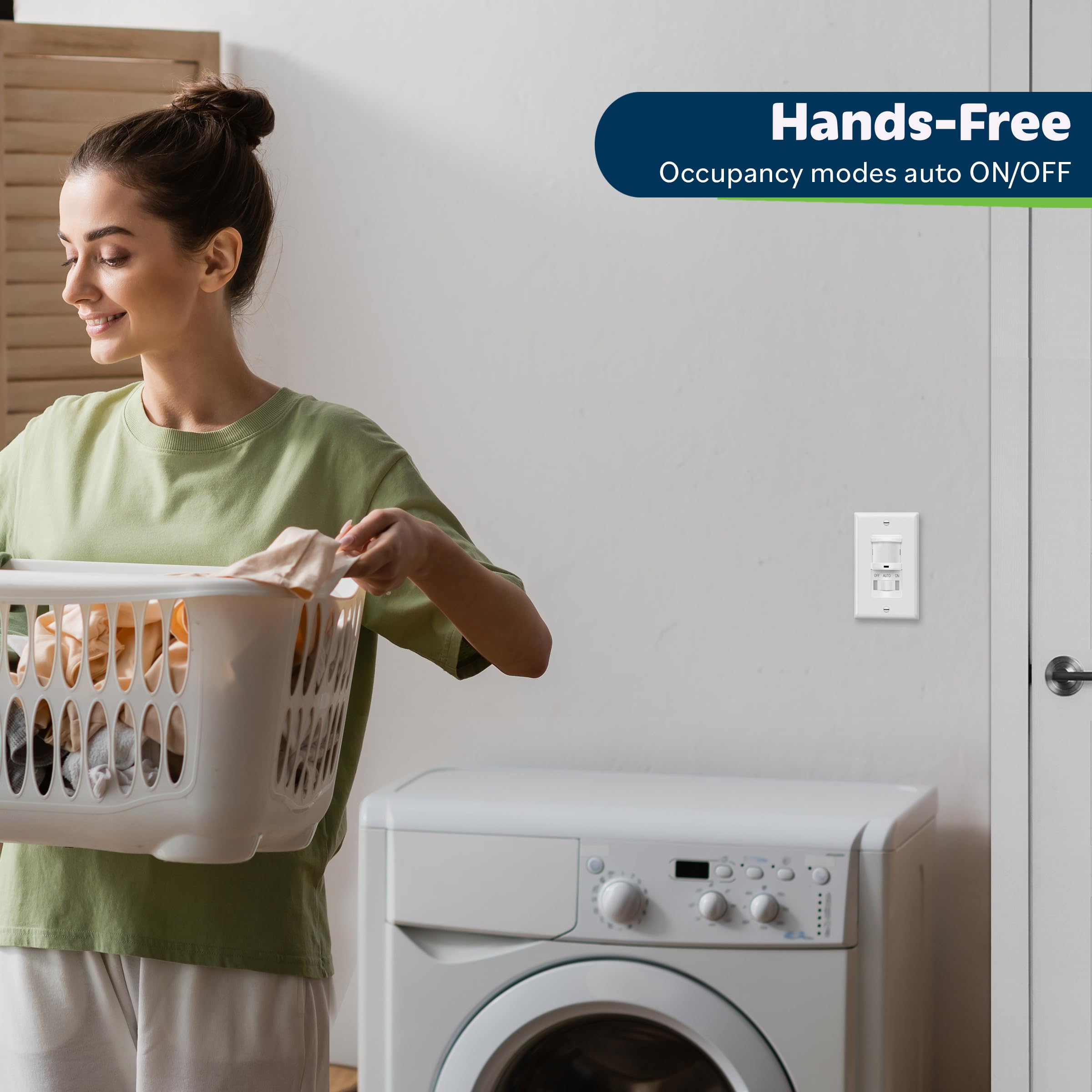 TOPGREENER TSOS5 six-pack in-wall switches saving energy across rooms.