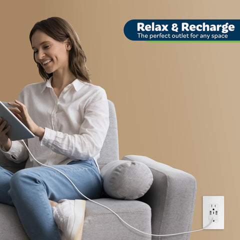 UL-listed Topgreener outlet displaying 15A rating for safe use