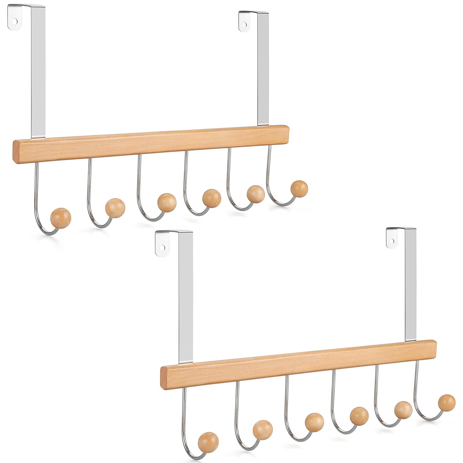 TOPIA HANGER over-the-door hook with extended length for easy access and space saving.