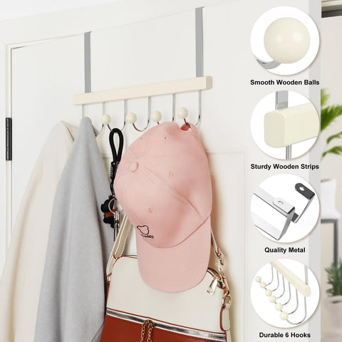 TOPIA HANGER hooks support up to 11 lb for coats, towels, and bags.