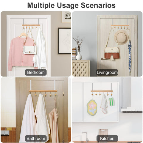 TOPIA HANGER swivel hooks adjust angles for different items.