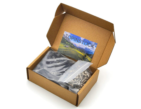 TOPINSTOCK packaging shows 100 feet and screws for convenient replacement