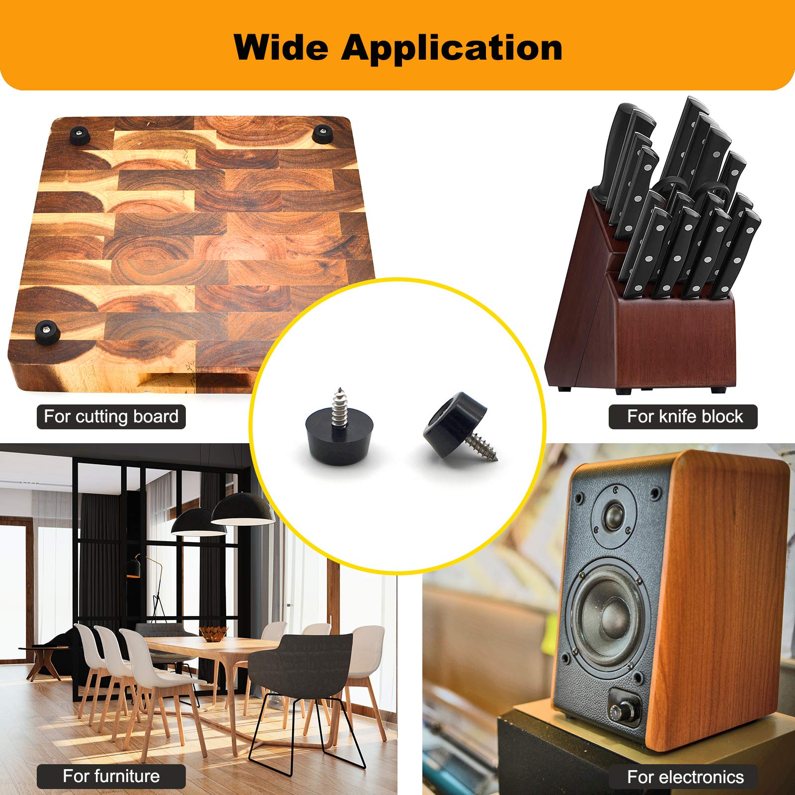 TOPINSTOCK screws included for secure mounting on boards