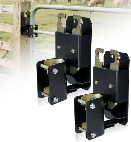 Toplamper 2 Way Farm Gate Latch enables one-handed operation for smooth pasture access