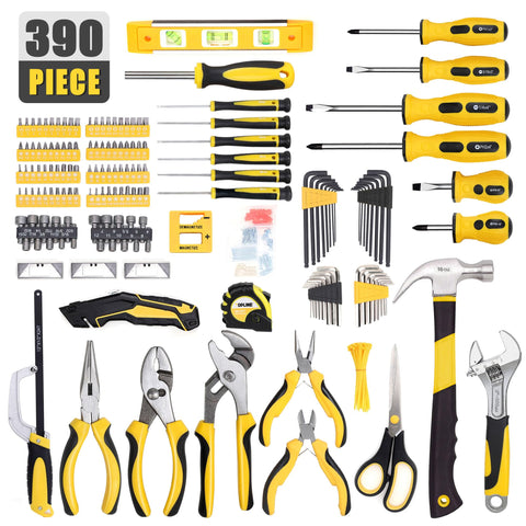 Topline tool kit interior with six pockets keeps tools organized.