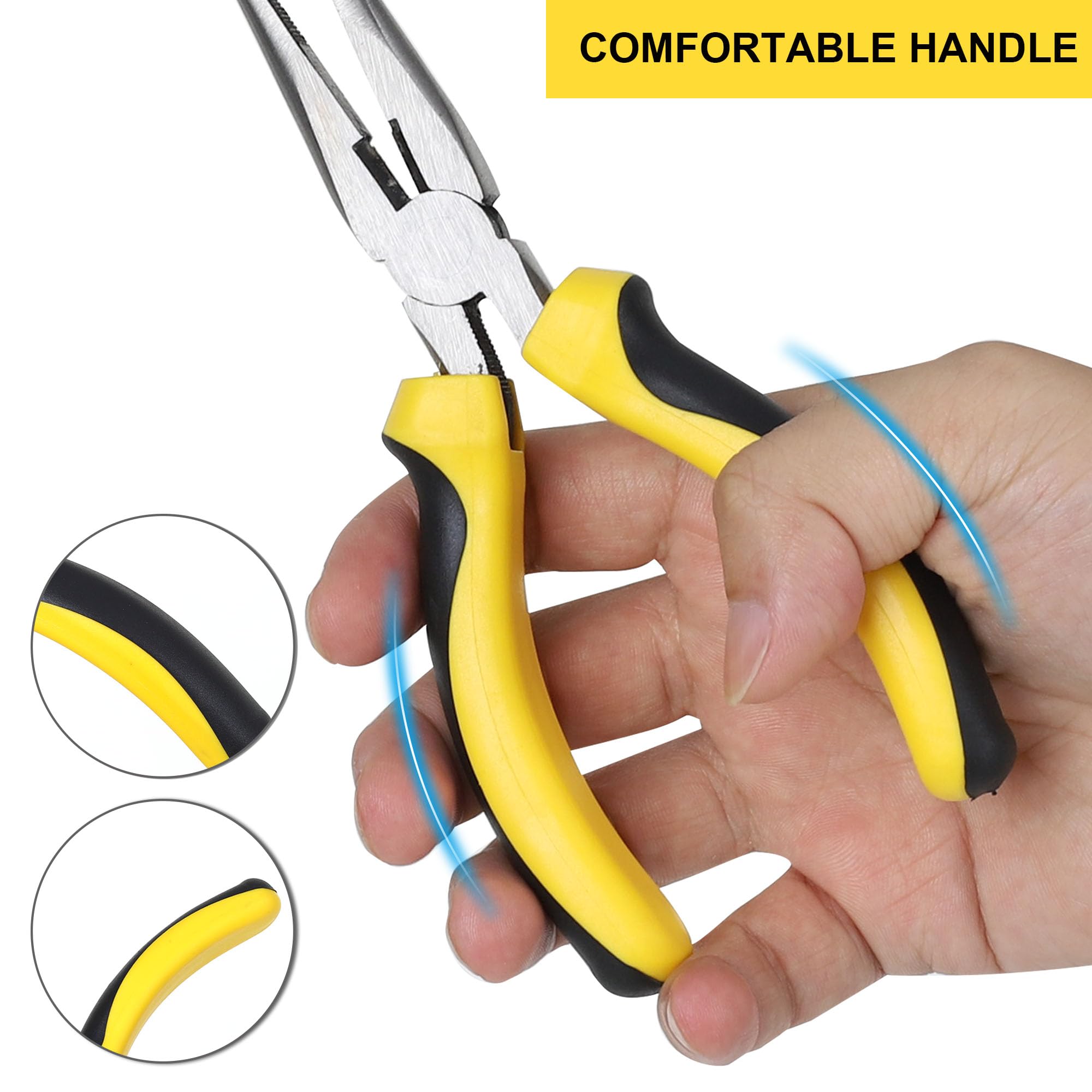 Topline Pliers Set with hardened cutting edges for lasting sharpness