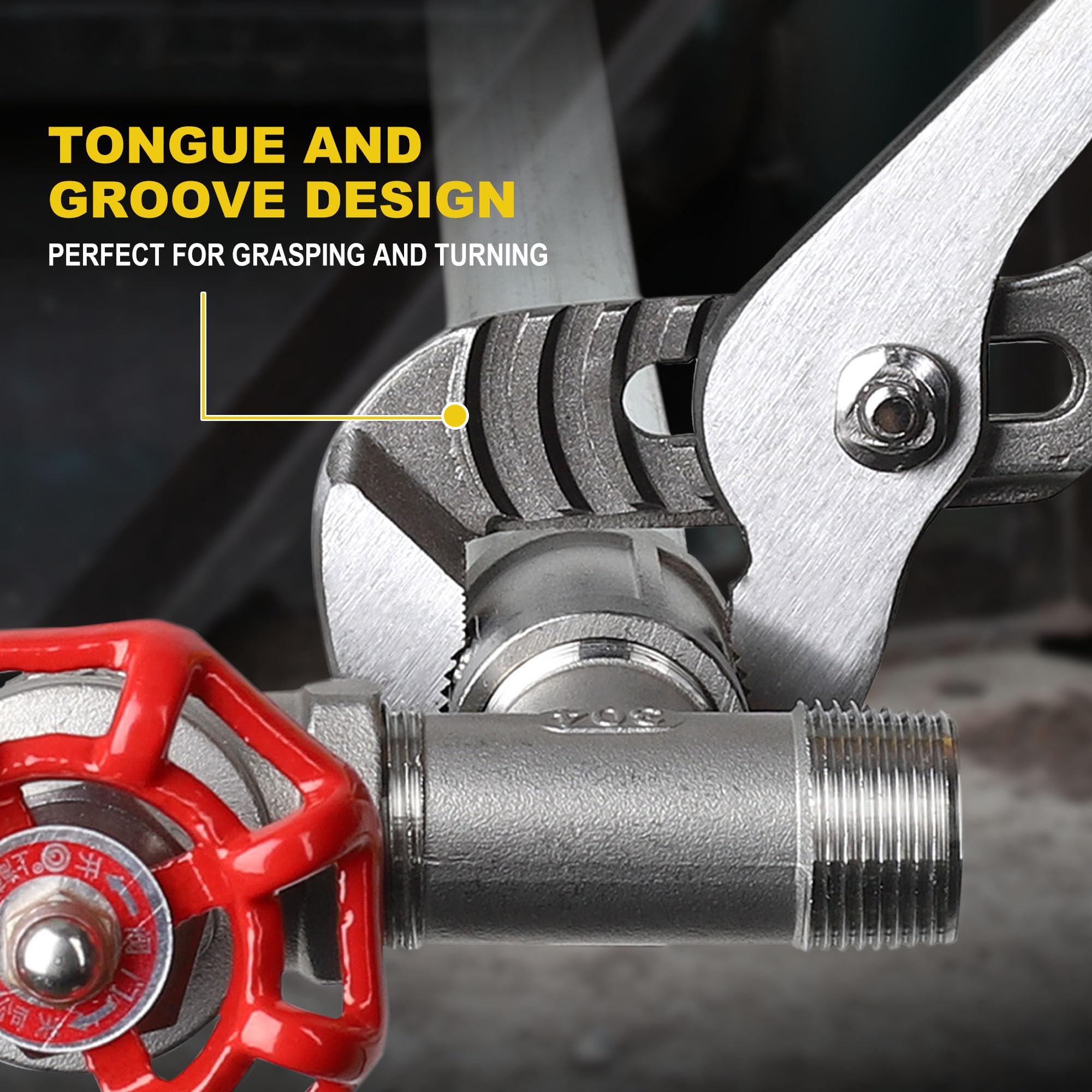 Topline groove joint pliers 10in for mid-size repairs and projects