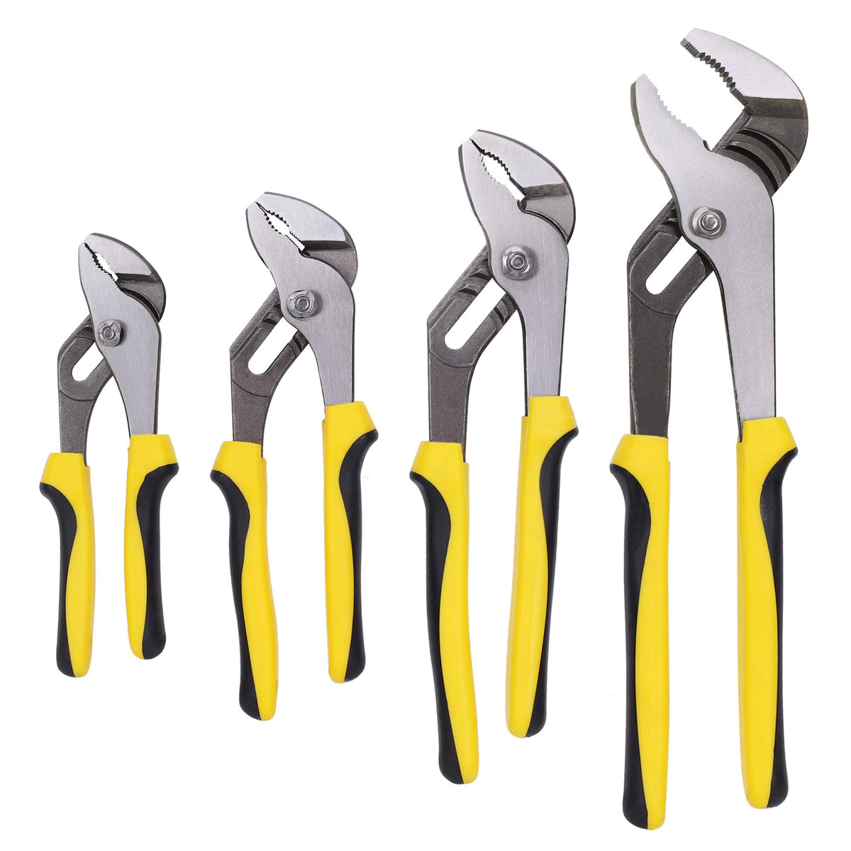 Topline groove joint pliers 6in with bi-material handles for precise plumbing grip