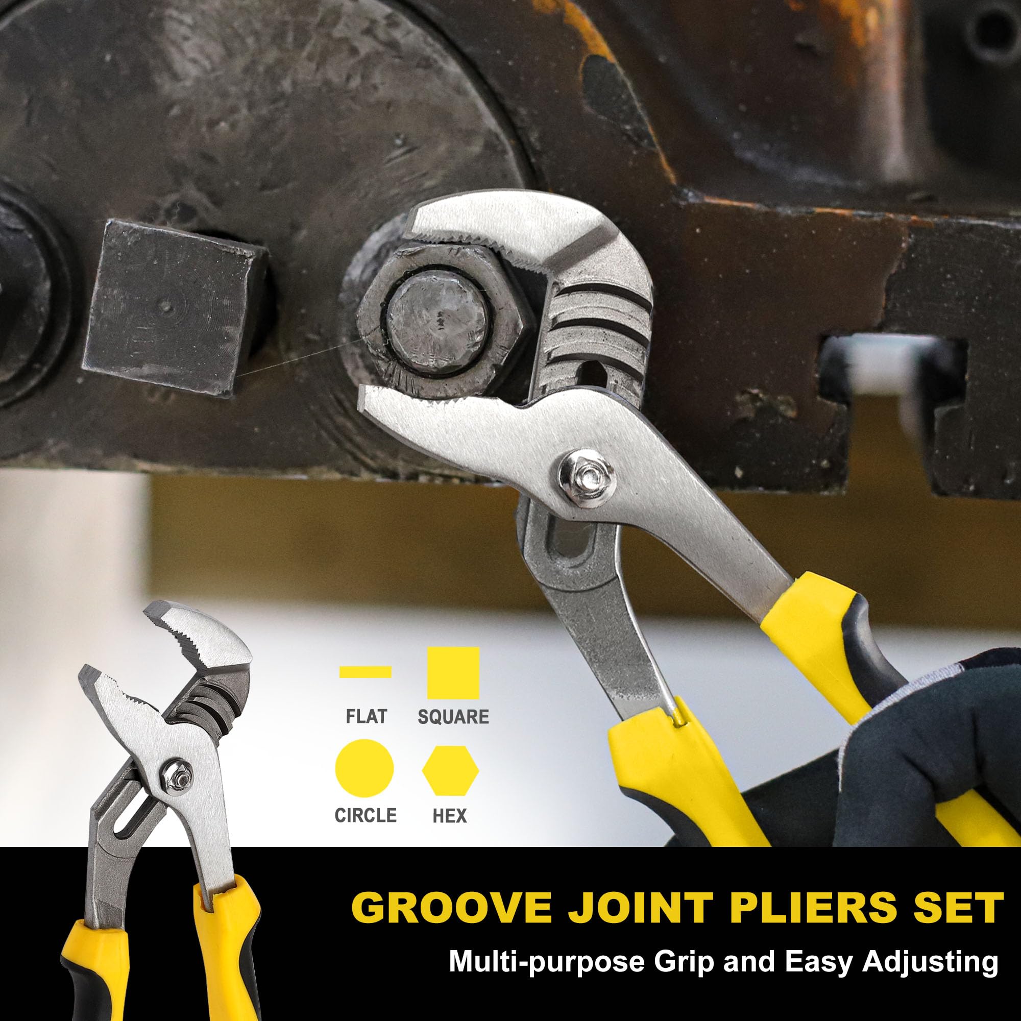 Topline polished-surface pliers resist corrosion and stay looking new
