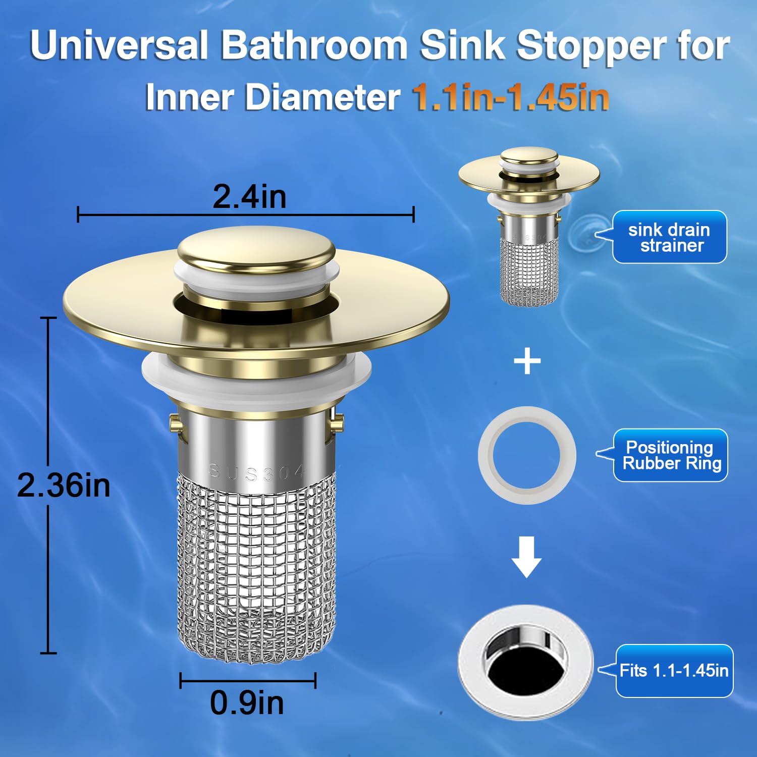 TopmeiUP eco-friendly design avoids harsh cleaners while keeping drains clear