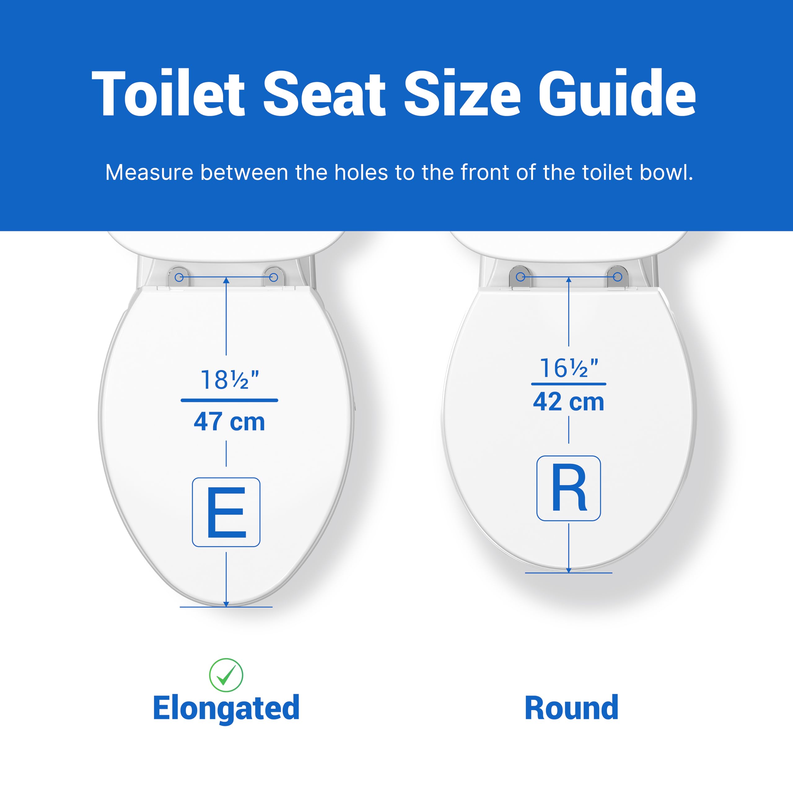 Topseat Plus magnetic quick-release hinge enables easy cleaning