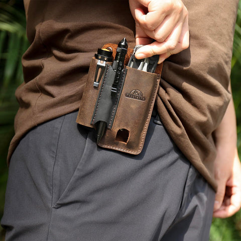 Topstache daily carry setup showcasing open access design