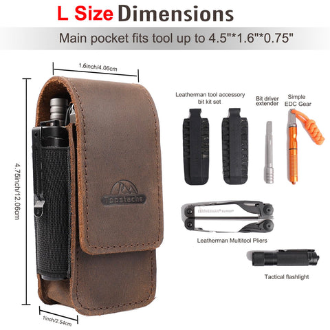 Topstache detailing in leather stitching highlights durable Crazy Horse finish.