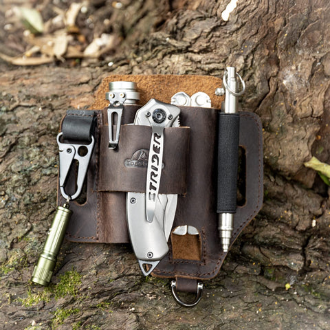Topstache elastic band extension for extension kits keeps EDC organized in one sheath